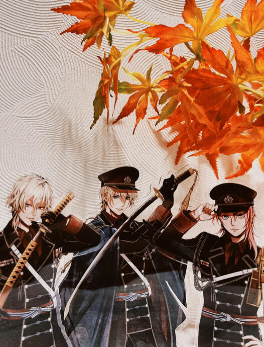 📅 日期:2025.6.21 🎀 主題:薄桜鬼 × 流山市限定立牌 📍 小道具:背景板 + SANRIOグリーティングカード